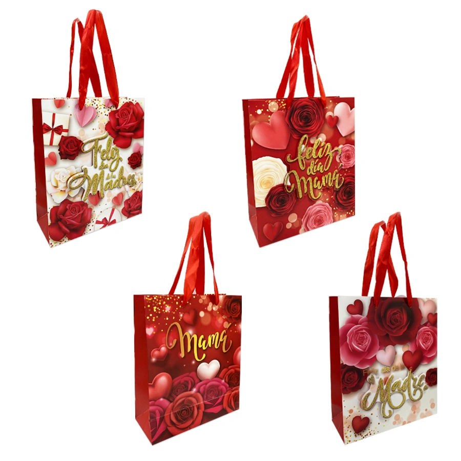 CS-7494-9 BOLSA REGALO FELIZ DIA MAMA