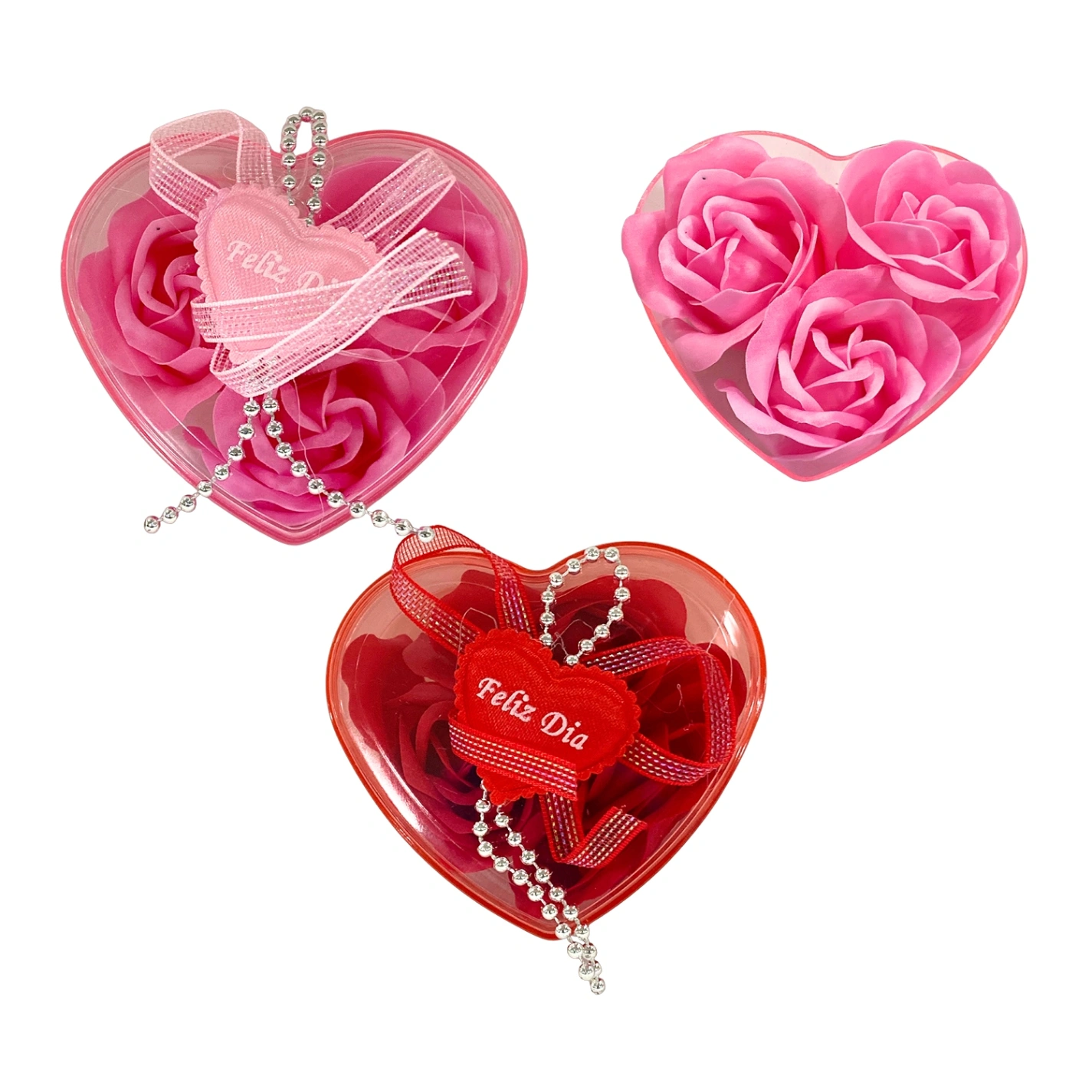 CS-13935 ROSAS ARTIFICIALES EN CAJA CORAZON