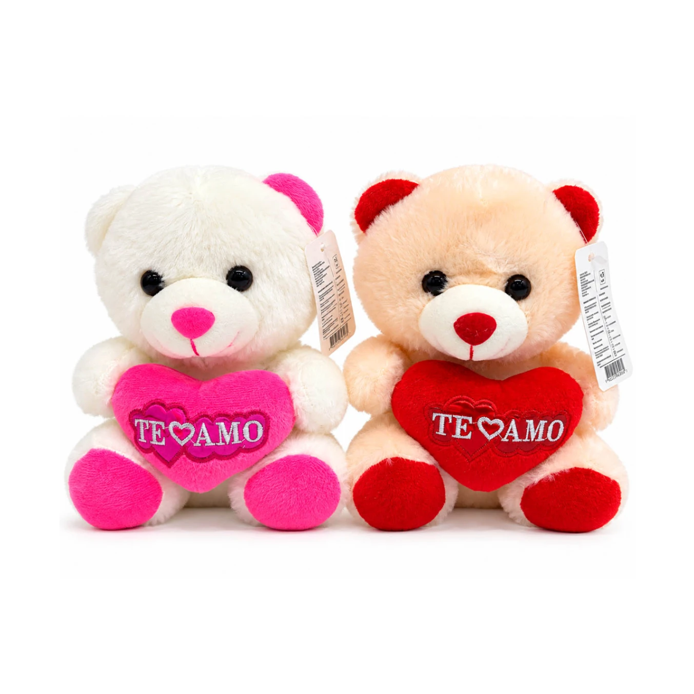CS-14396-1 PELUCHE OSO CON CORAZON TE AMO 22 CM