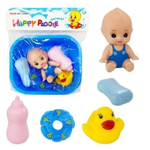 J-178-32 BAÑERA CON BEBÉ Y ACCESORIOS EN BOLSA