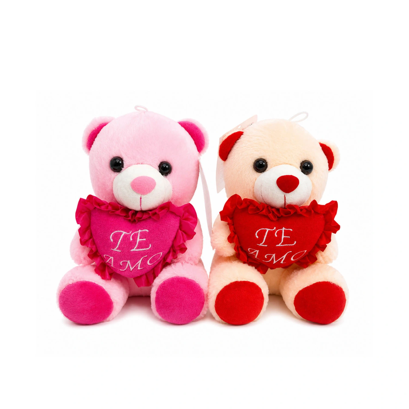 CS-14389 PELUCHE OSO CON CORAZON TE AMO 20CM