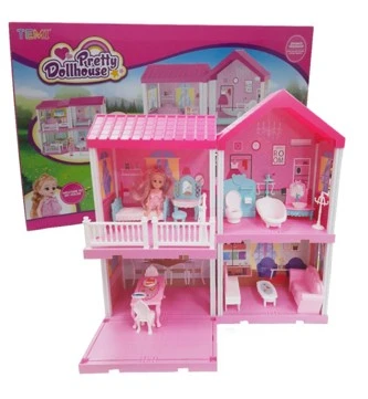 J-668-5B CASA PARA MUÑECAS 112 PIEZAS