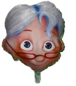 22-236 GLOBO CARA DE LA ABUELA