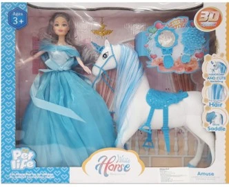 CS-686-843 BARBIE CON CABALLO