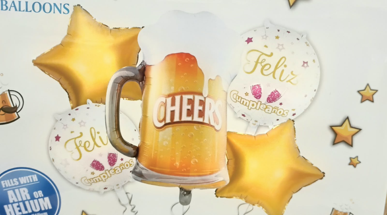 157-22 UQUET CERVEZA CHEERS X 5