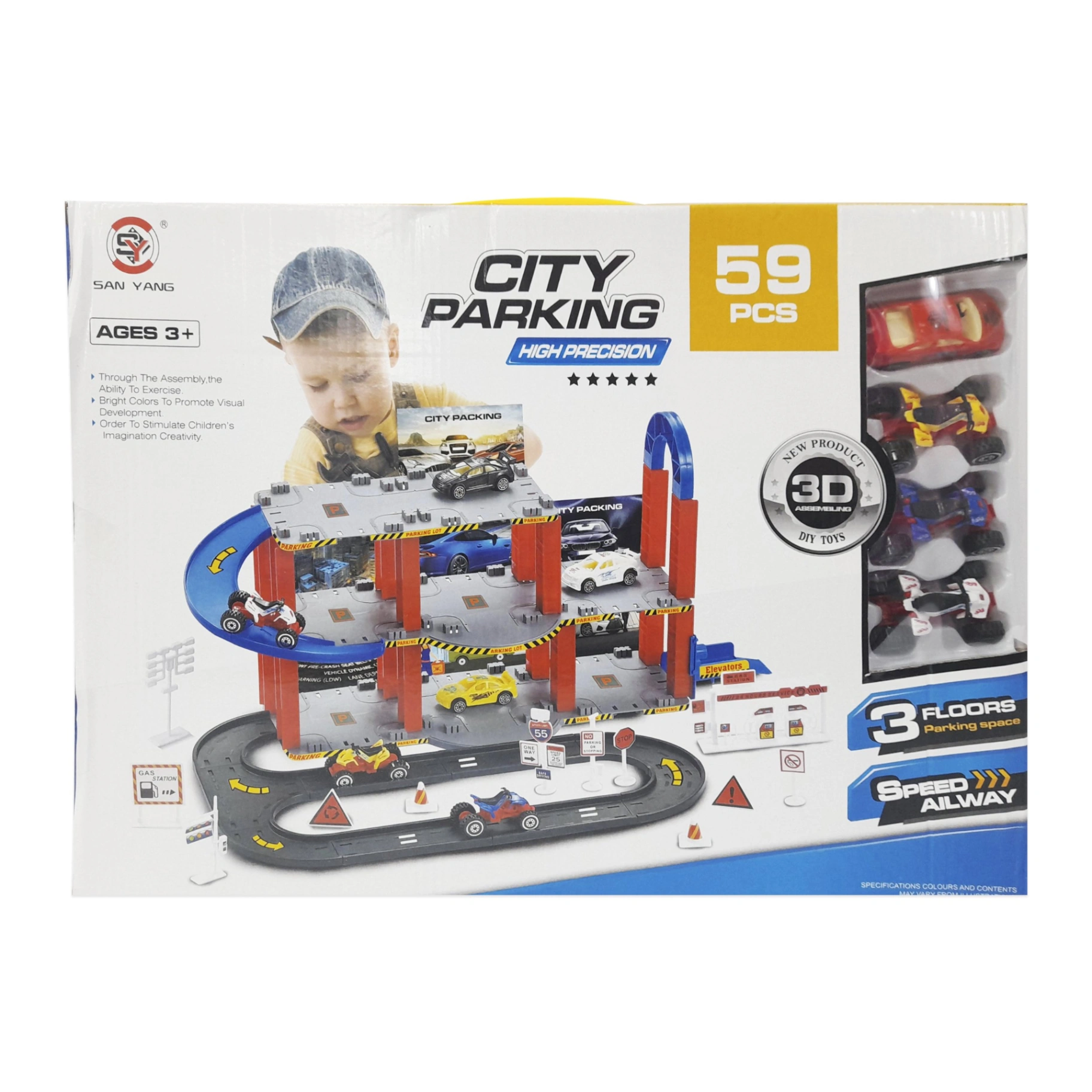 0908-66A PISTA DE ESTACIONAMIENTO 59PCS