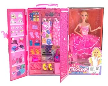 J-DSJ948 CLOSET DE MUÑECA CON ACCESORIOS