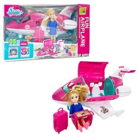 J-9045-1 AVION CON MINI BARBIE