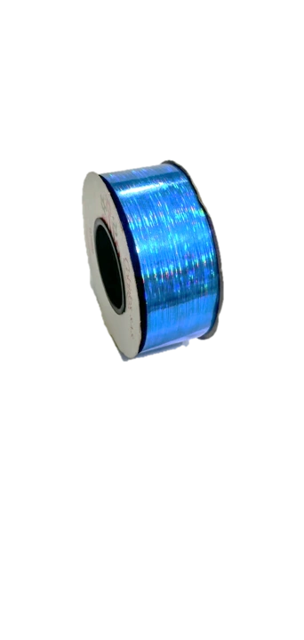 CH25-009-903 CINTA HOLOGRAFICA AZUL LINEAS