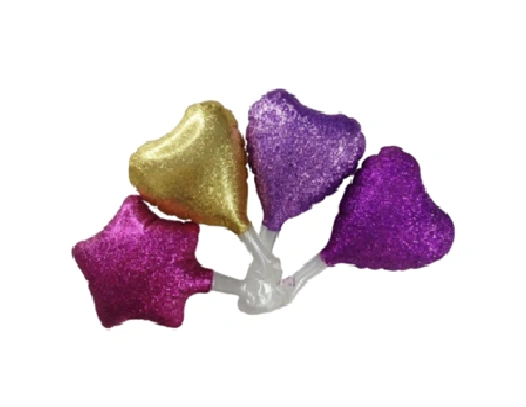 PI317 CORAZON ESTRELLA ESCARCHADA 3"