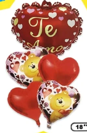 CS- 5914 OUQUET TE AMO X 5 PIEZAS