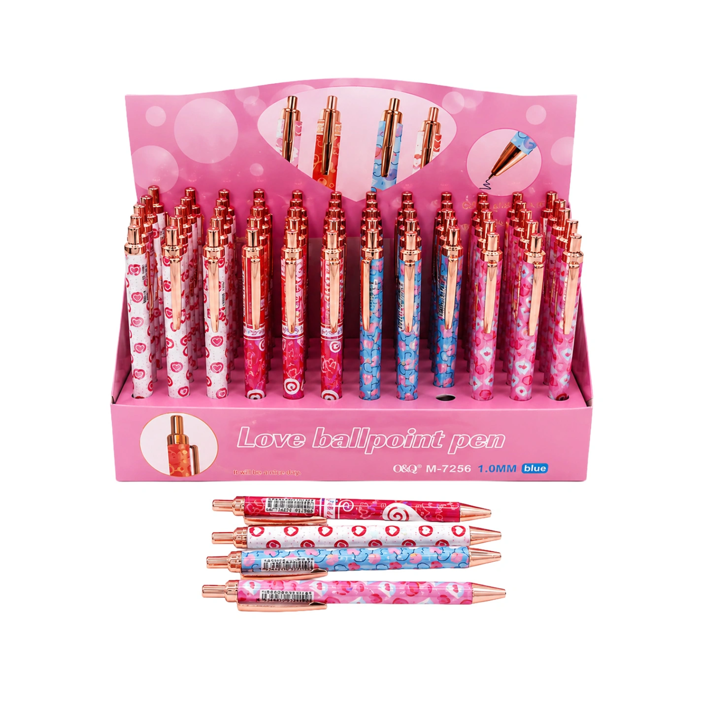 CS-7256 LAPICERO RETRACTIL CORAZONES