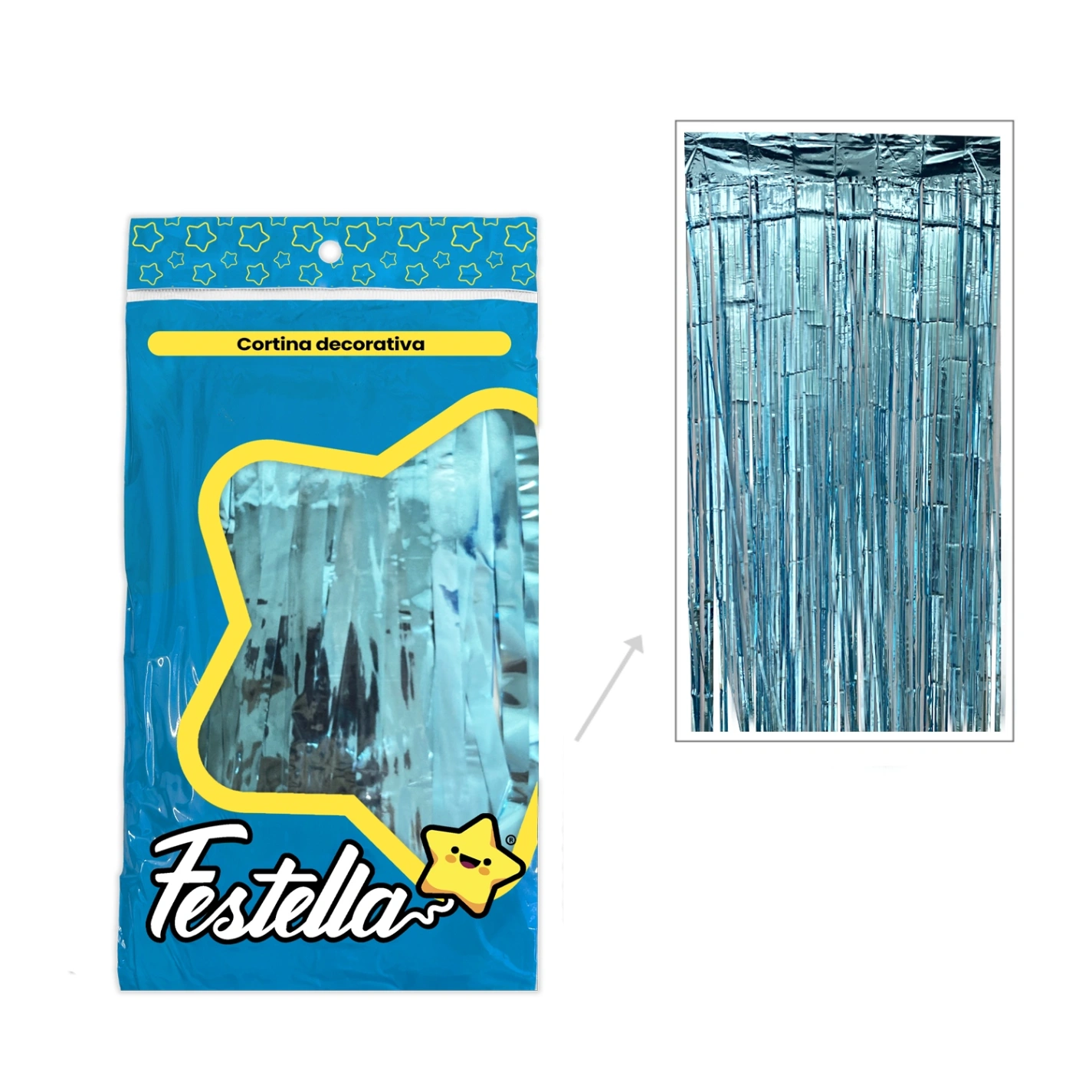 CS-6438/CS-5850 CORTINA DE FIESTA LISA