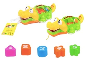 J-2309A COCODRILO DIDACTICO CON FICHAS