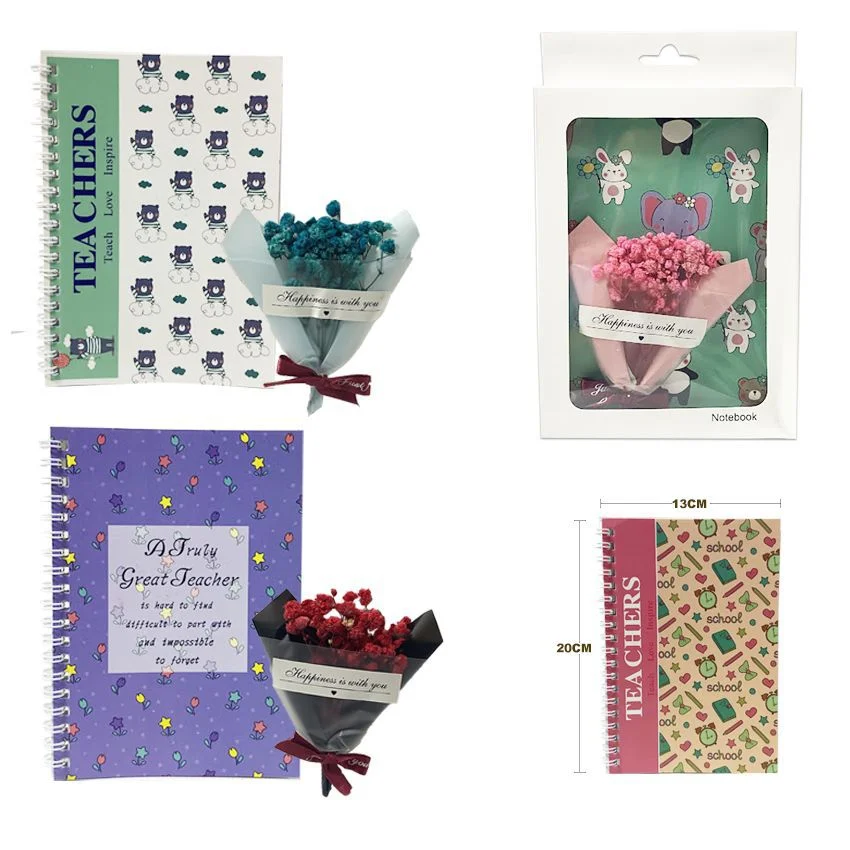 DY-7705-2 AGENDA ARGOLLADA CON FLORES LINEAS