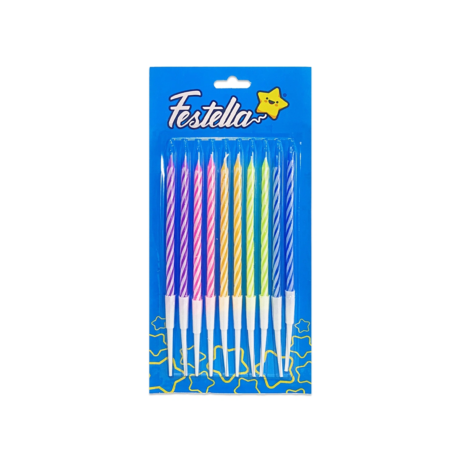 CS-7287 VELA COLORES X10 EN BLISTER