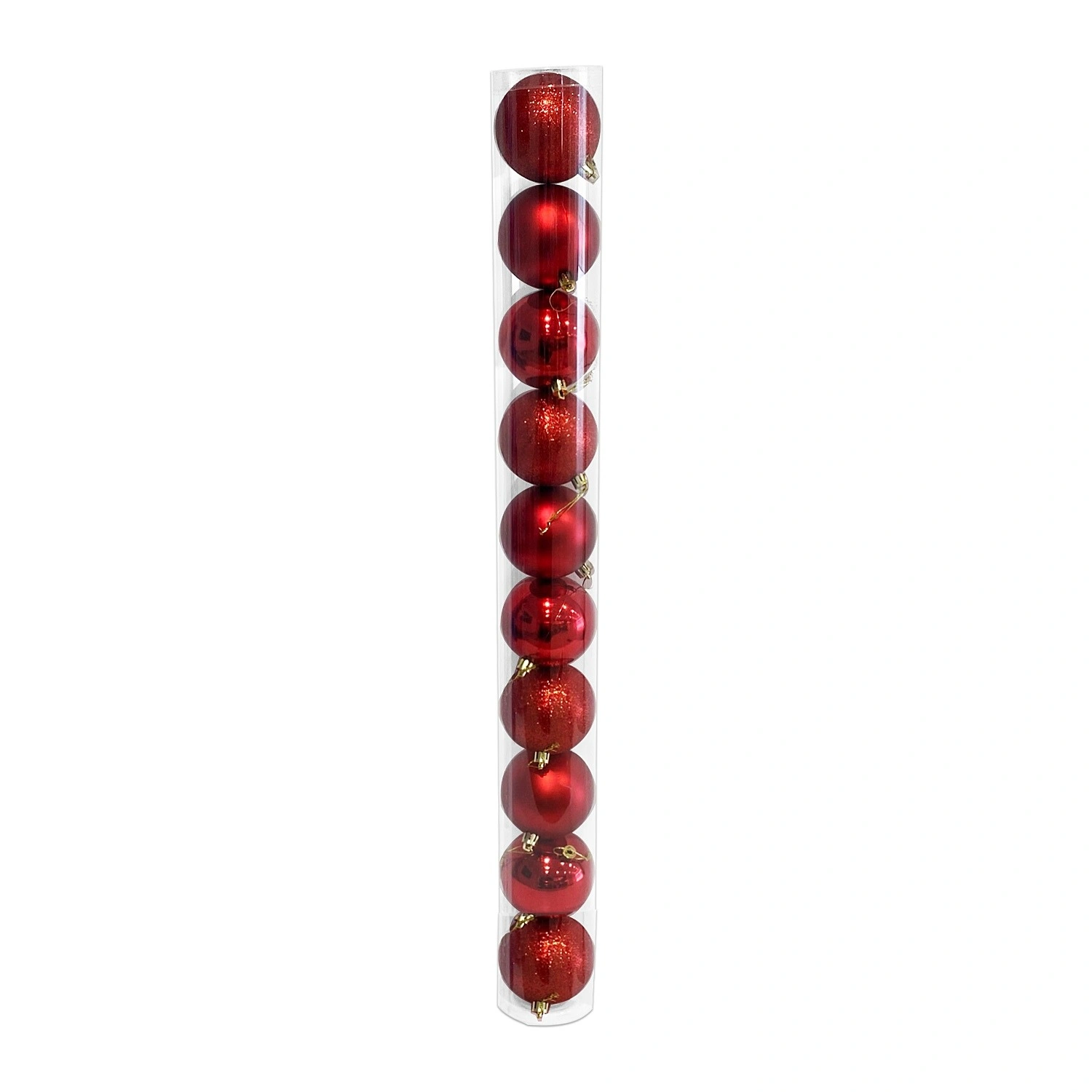 NA-4730R BOLA NAVIDEÑA ROJA 6CM X 10