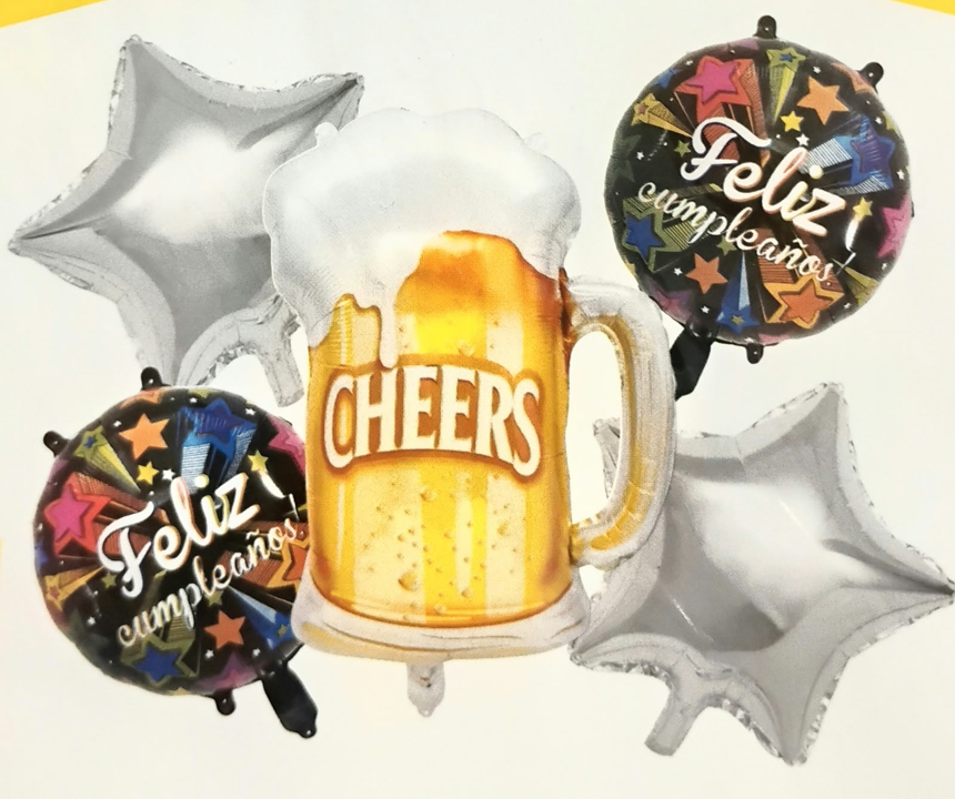 CS 6099 KIT GLOBO CERVEZA X 5