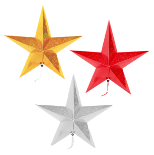 CS-205 ESTRELLA HOLOGRAMA 5 PUNTAS 60CM