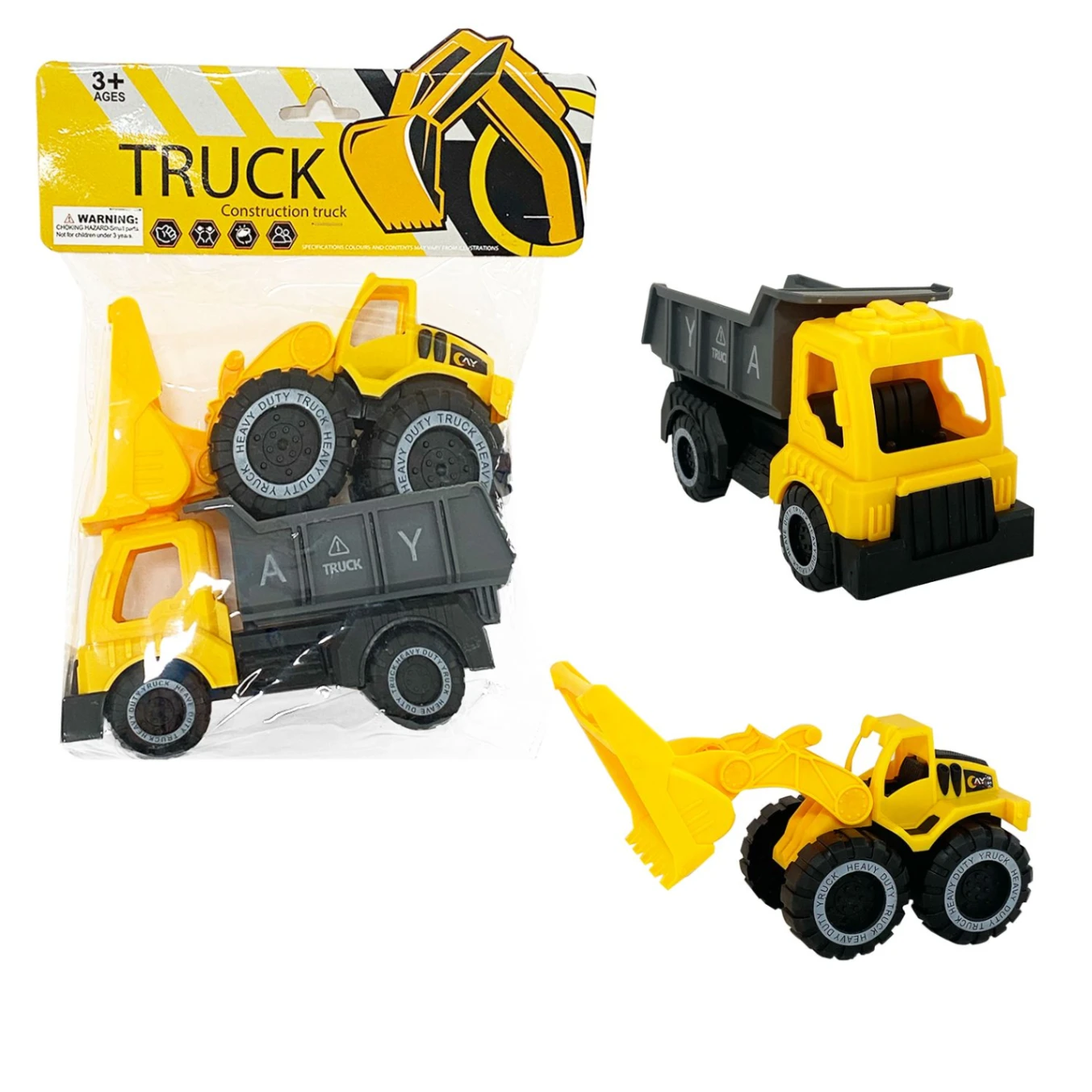 189113 CARROS DE CONSTRUCCION X 2 EN BOLSA