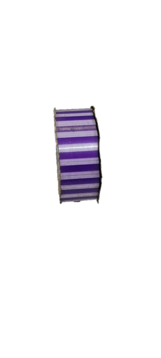 CE9X25-001 CINTA ESTAMPADA LINEAS MORADO LILA