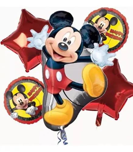 HG013 BOUQUET MICKEY MOUSE HAPPY BIRTHDAY X 5