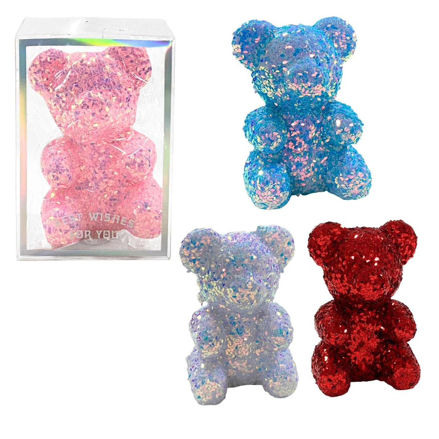 CS-14020 OSO BRILLANTE DECORATIVO EN ACETATO