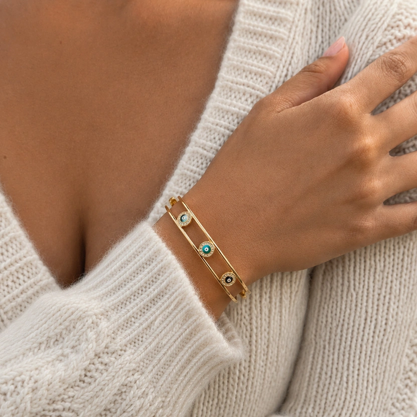 Pulsera ojos fatima PXA1317151 OLS-CR