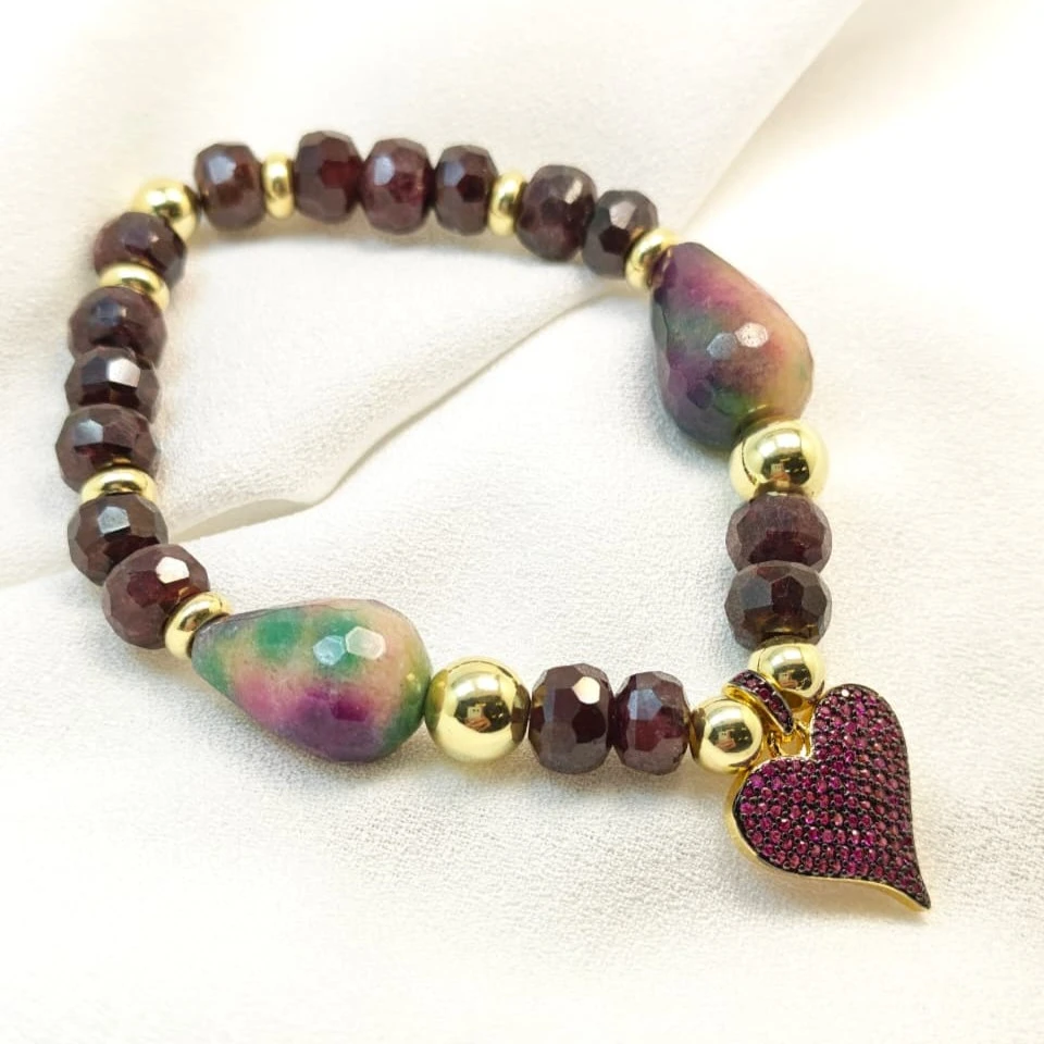 Pulsera piedras PXA133624 OLS-FUCSIA