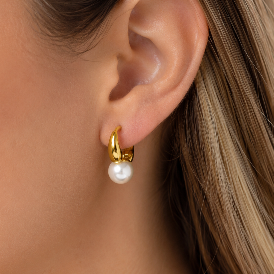 Argollas con perla BXA1334303 OLS-PERLA