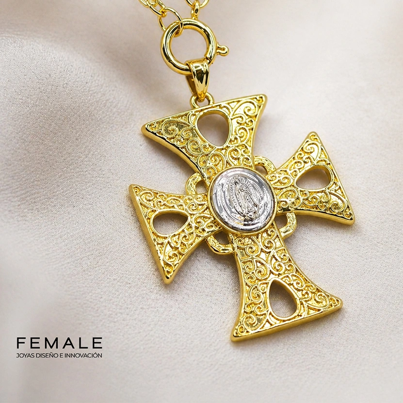 Colgante Cruz virgen XL CXA1334368