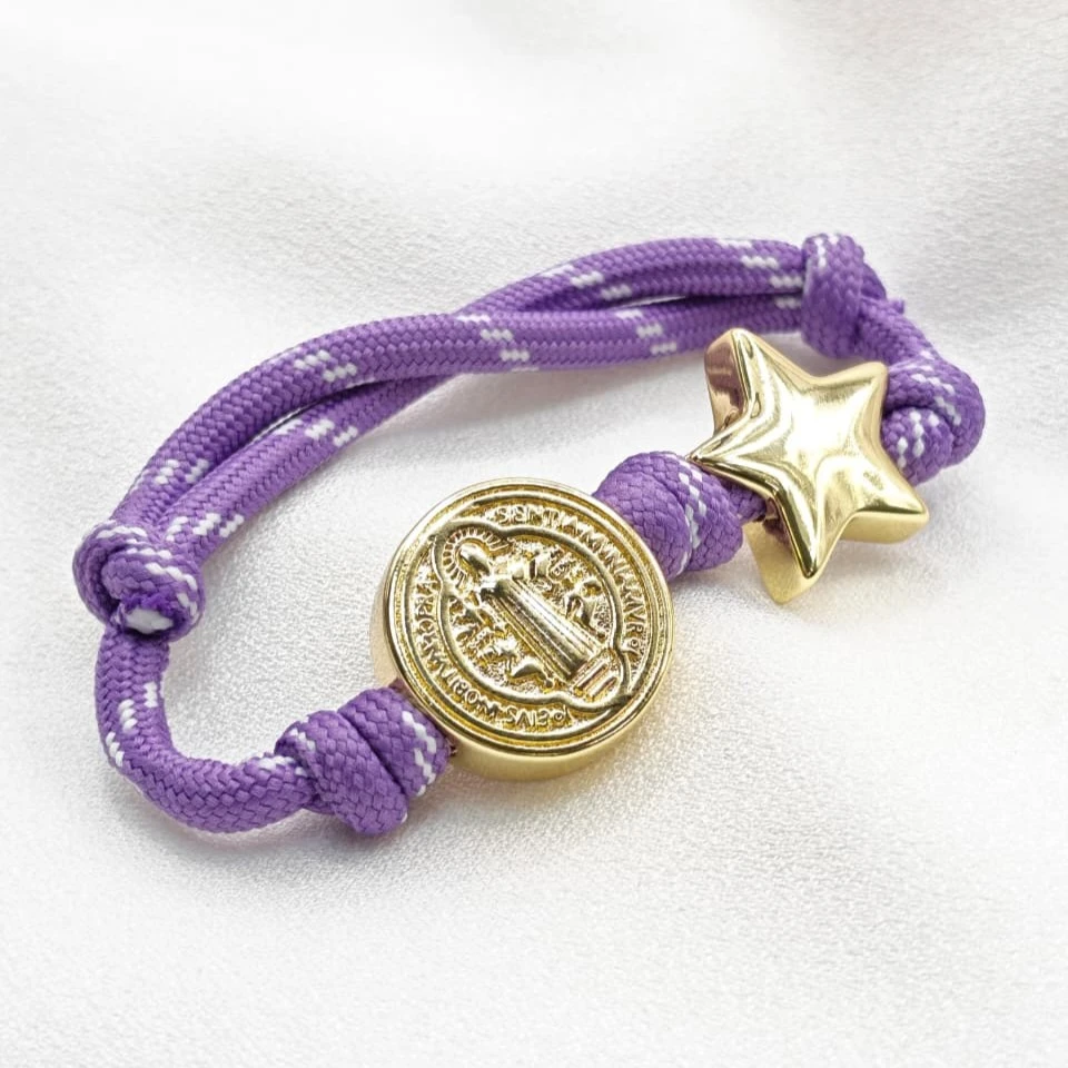Pulsera cordón lila PXA133646 OLS-LILA