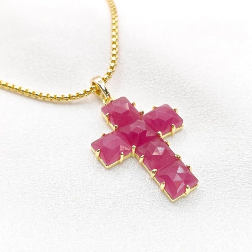Colgante religioso CXA133644 OLS-FUCSIA