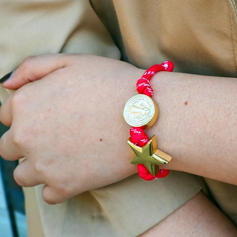 Pulsera Roja Cordon PXA133446 OLS