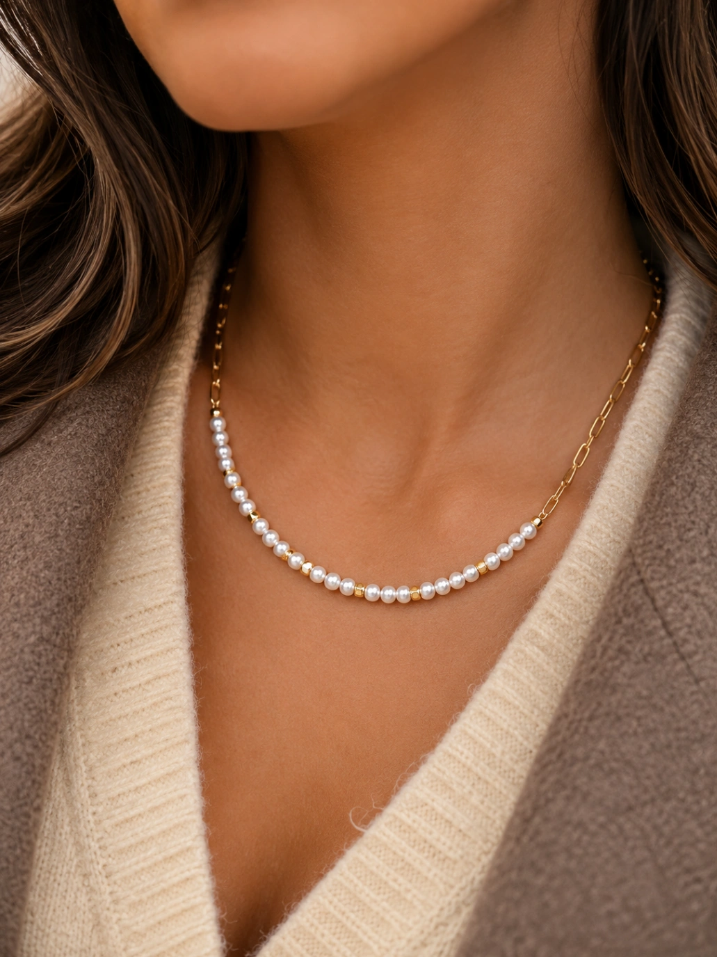 Collar perlas SXA1208147 OLS-PERLA