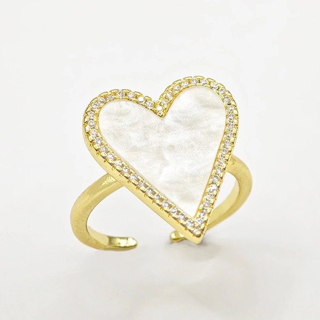 Anillo Corazon Nacar AXA131626