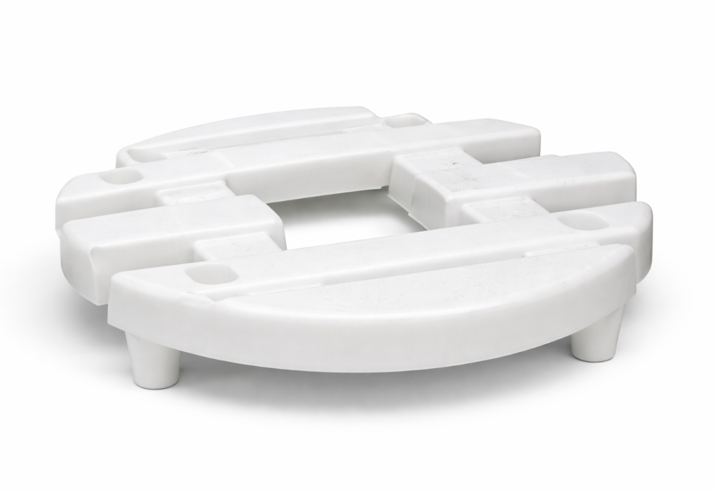 Base Redonda Plastica Con Pata