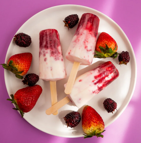 Paleta de Yogurt Frutos rojos