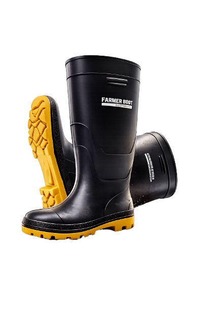 BOTA PVC SIN PUNTERA  NEGRA