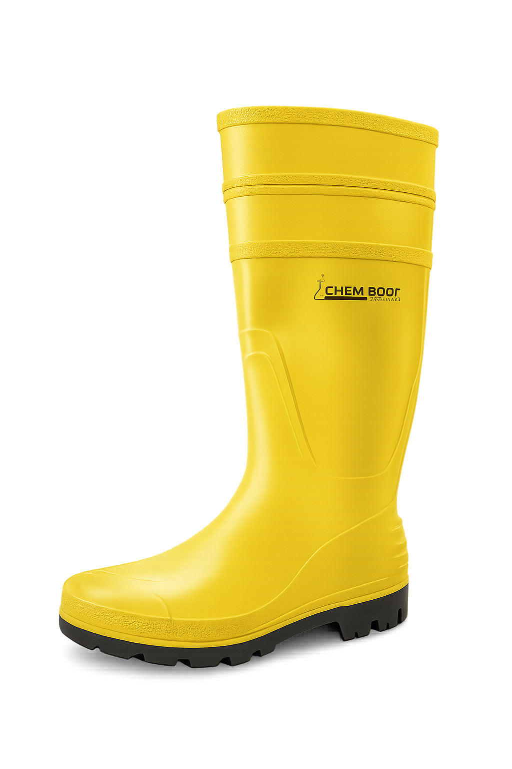 BOTA PVC CON PUNTERA  AMARILLA