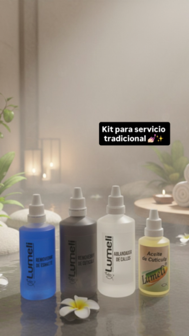 Kit para limpieza manicura