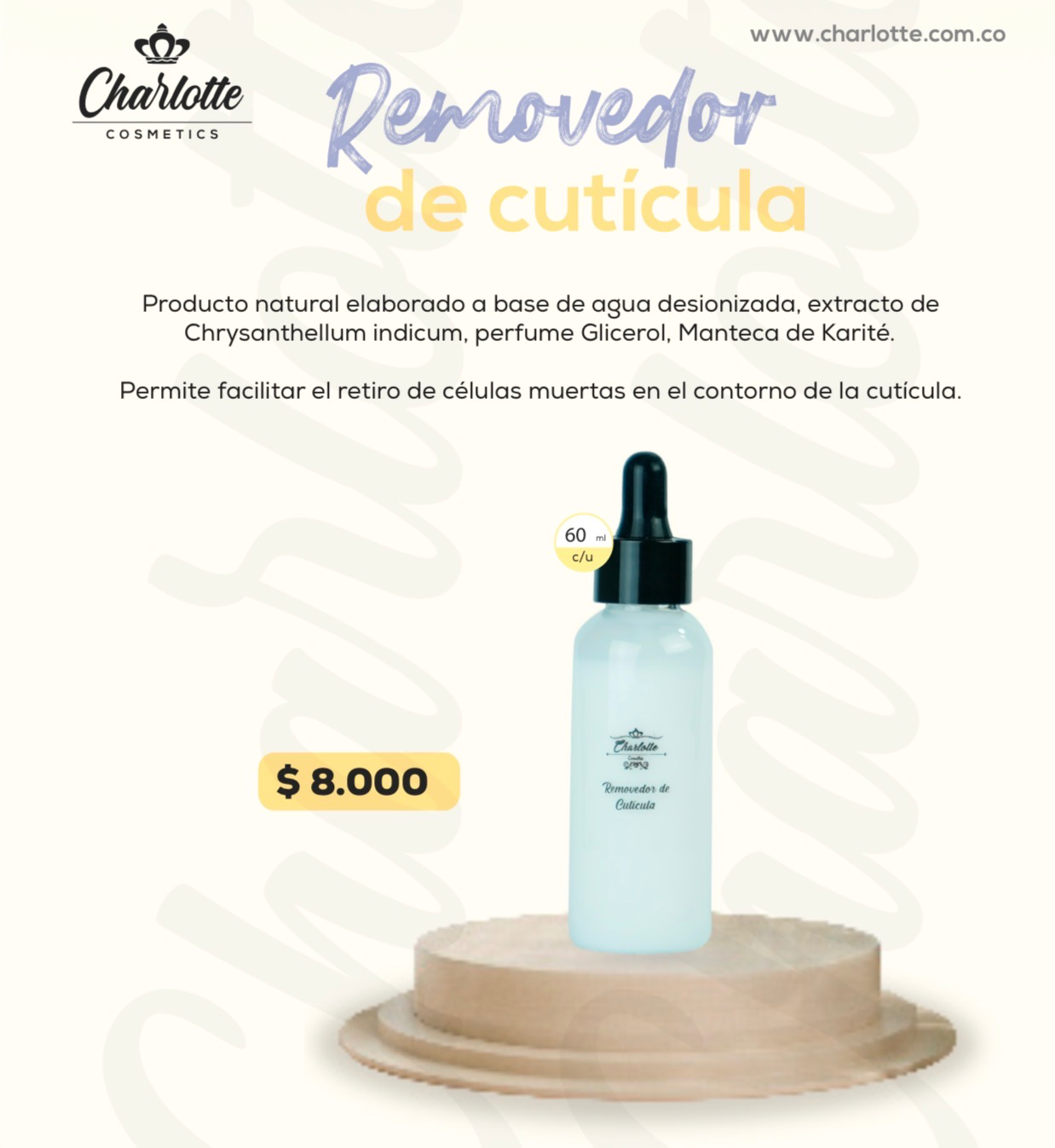 Removedor de Cutícula *Charlotte
