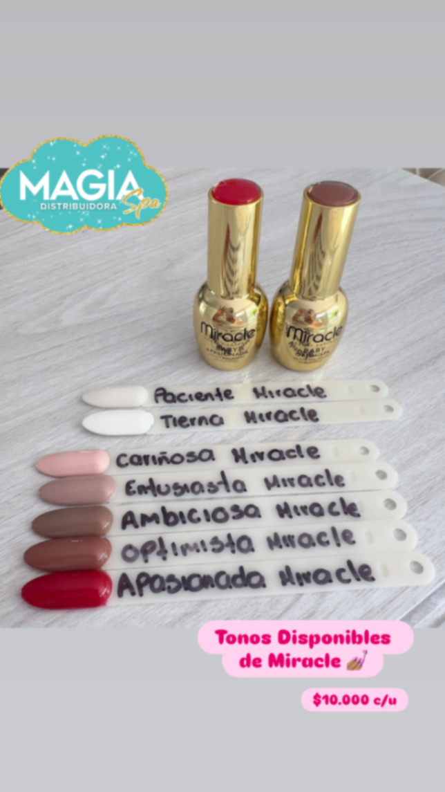Esmaltes de 10ml *Miracle