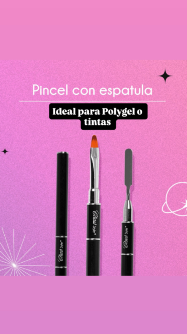 Pincel Poligel o Tintas