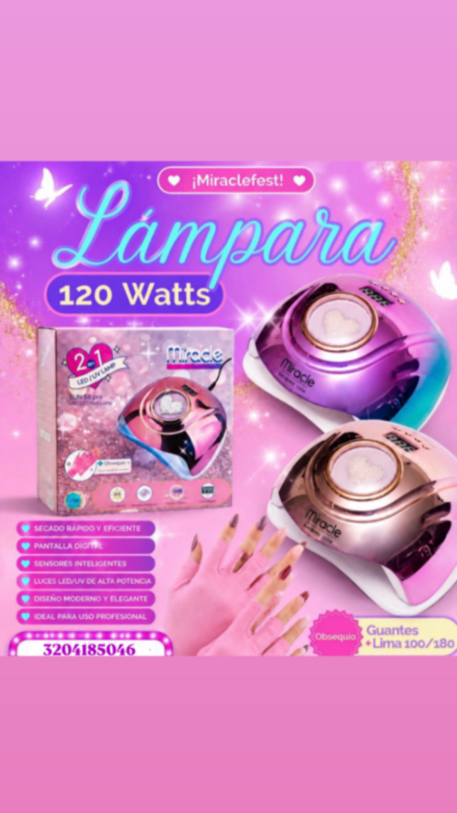 Lámpara de 120W *Miracle