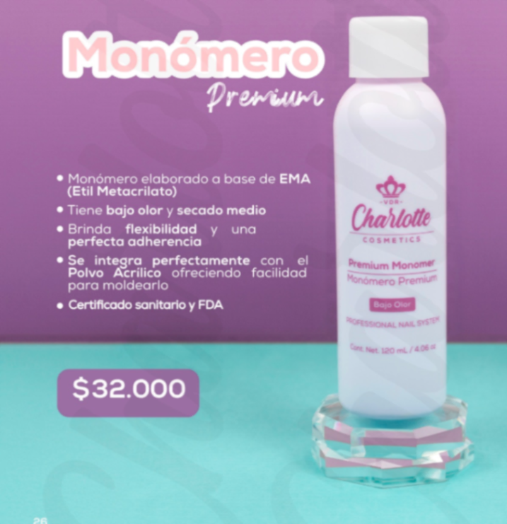 Monomero de 120ml *Charlotte