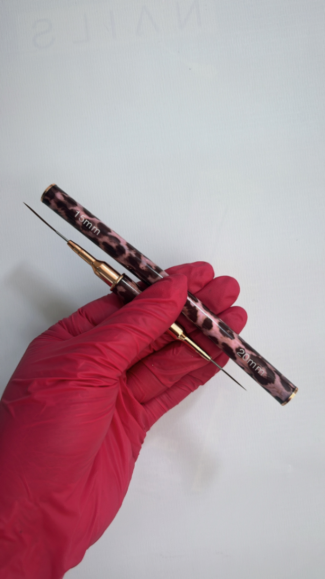 Pincel Liner 15 Mm y 20Mm Doble *Cristal Style