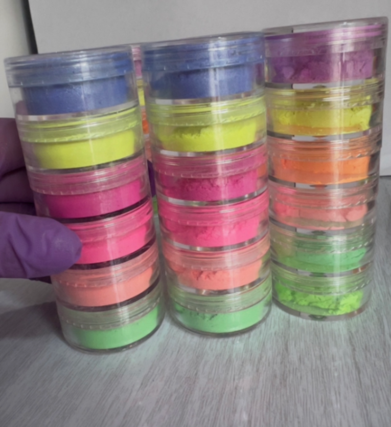 Pigmentos color pastel grandes