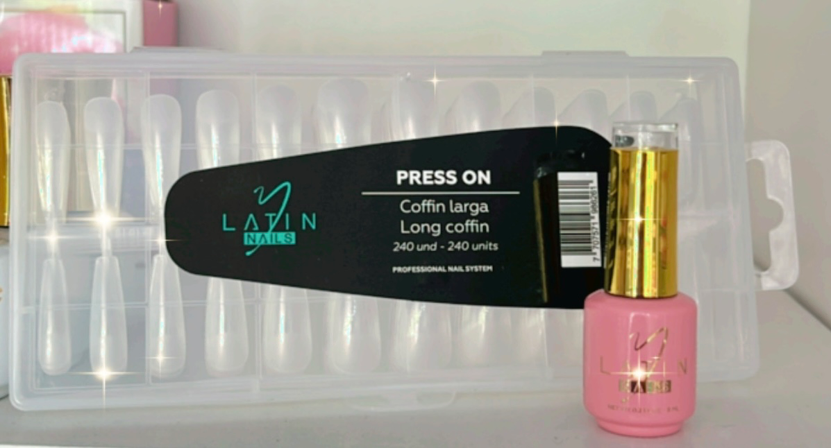 Kit base Ruber + Press On * Latin nails