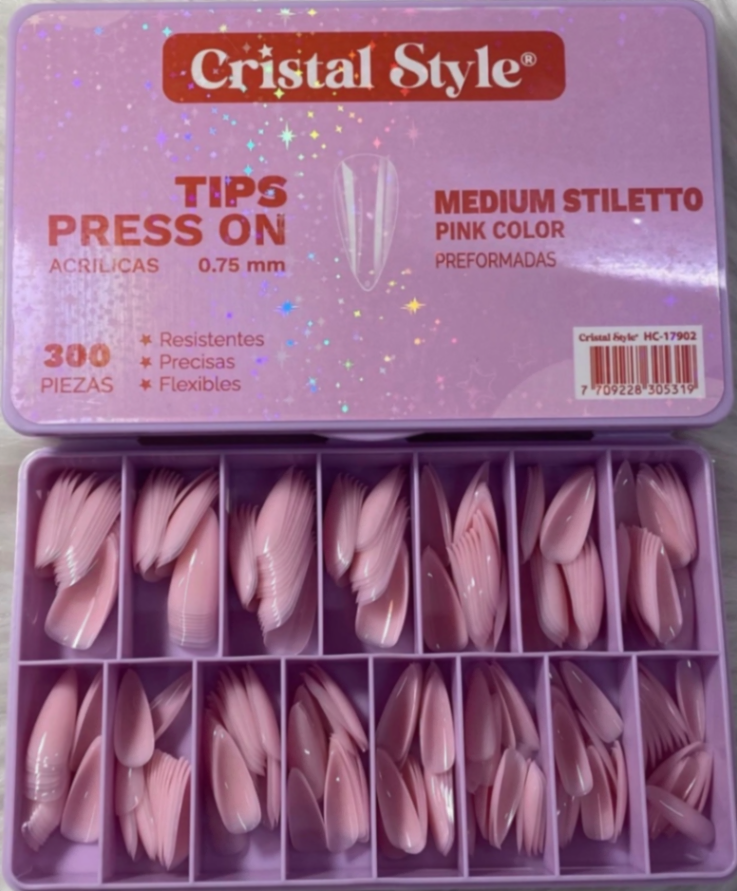 Press On *Stiletto efecto acrilico x300